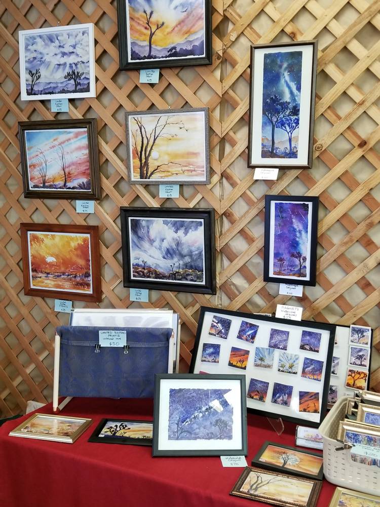 2018 Chaparral artist's display of work