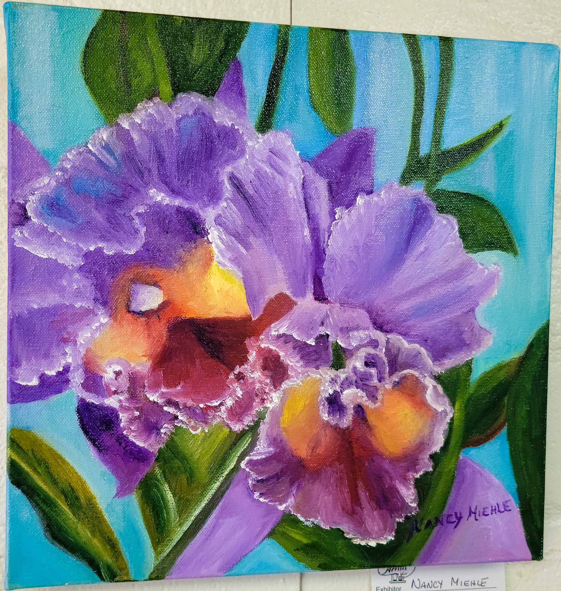 Purple Orchid by Nancy Miehle