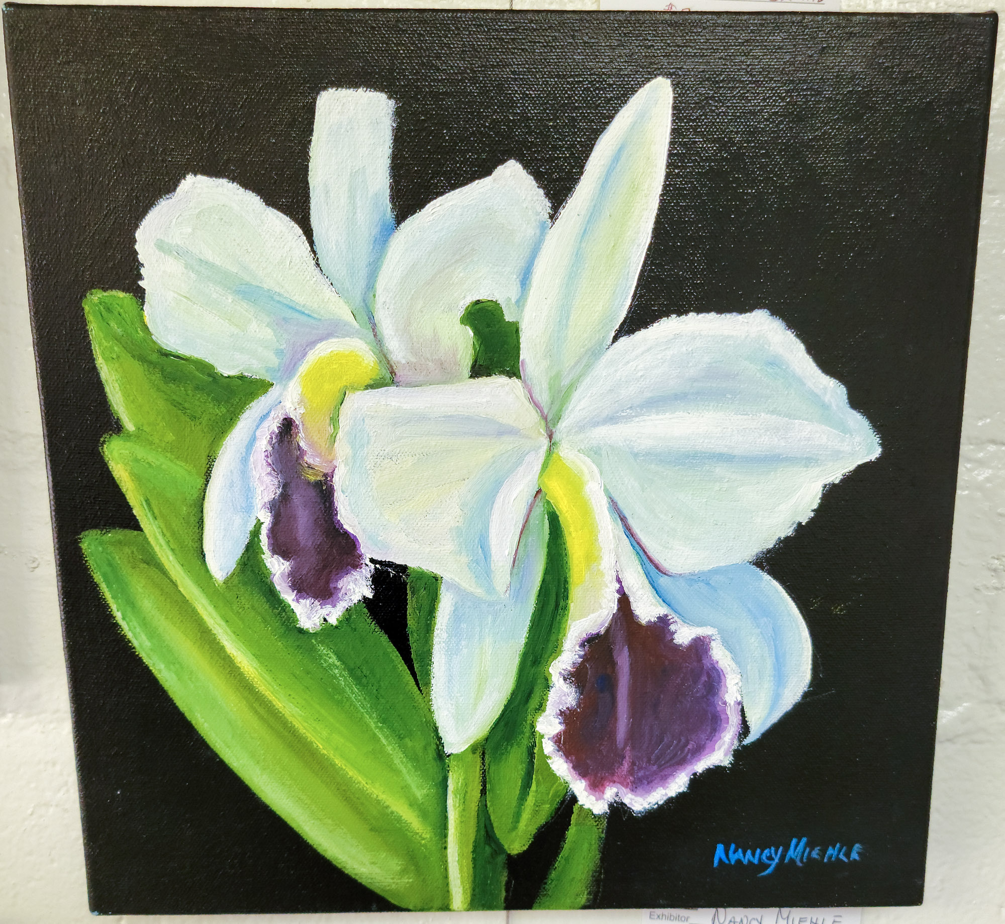White Orchid by Nancy Miehle