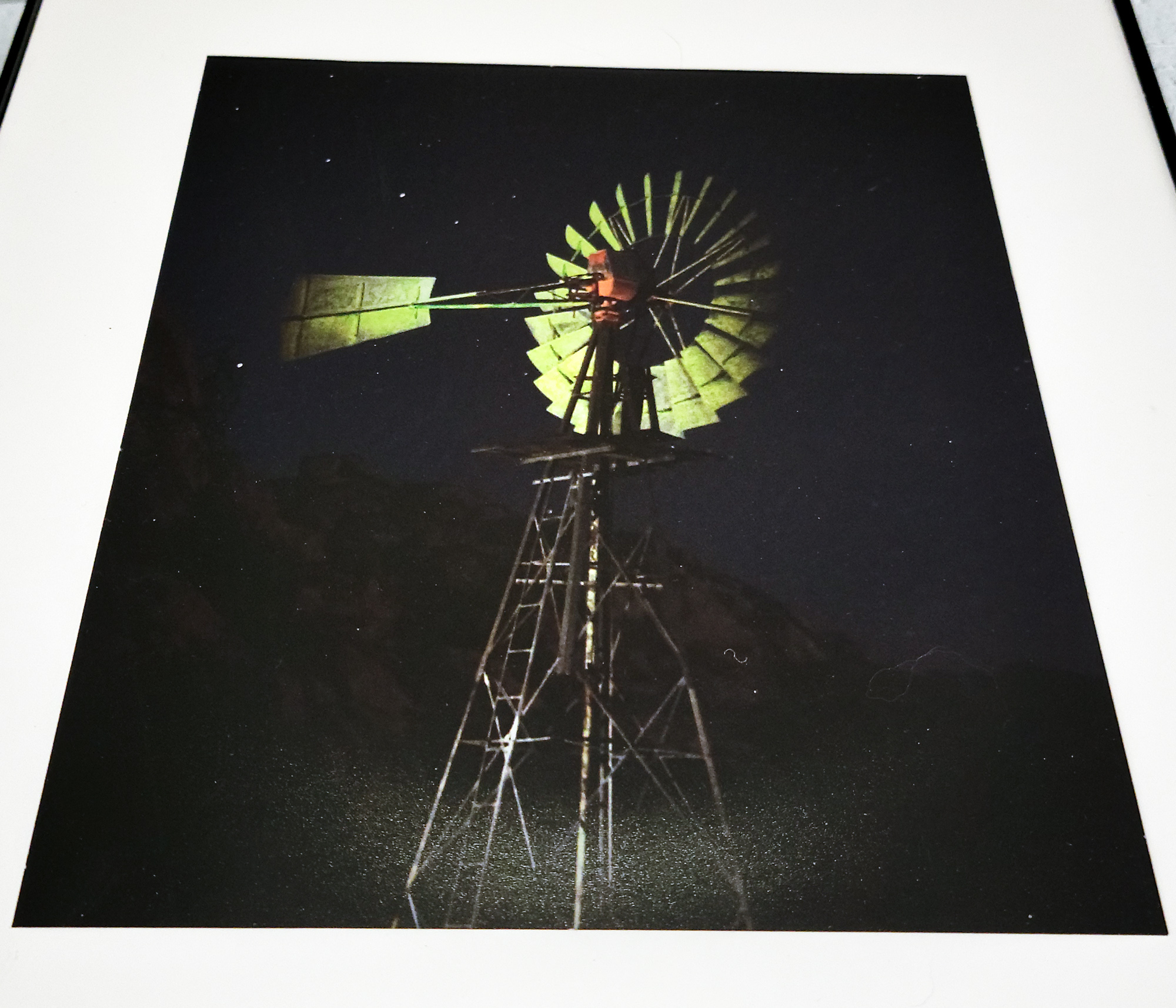 Windmill at Night by Pat Quandel