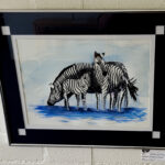 Zebra Family by Nancy Miehle