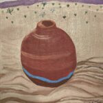 Clay Vase in the Desert by Digna Irizarry Cassens