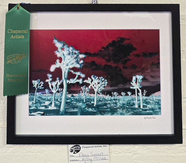 Fiery Sunset by Kathy Miller