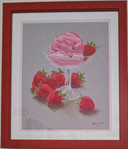 Strawberries and Cream by Sharon George